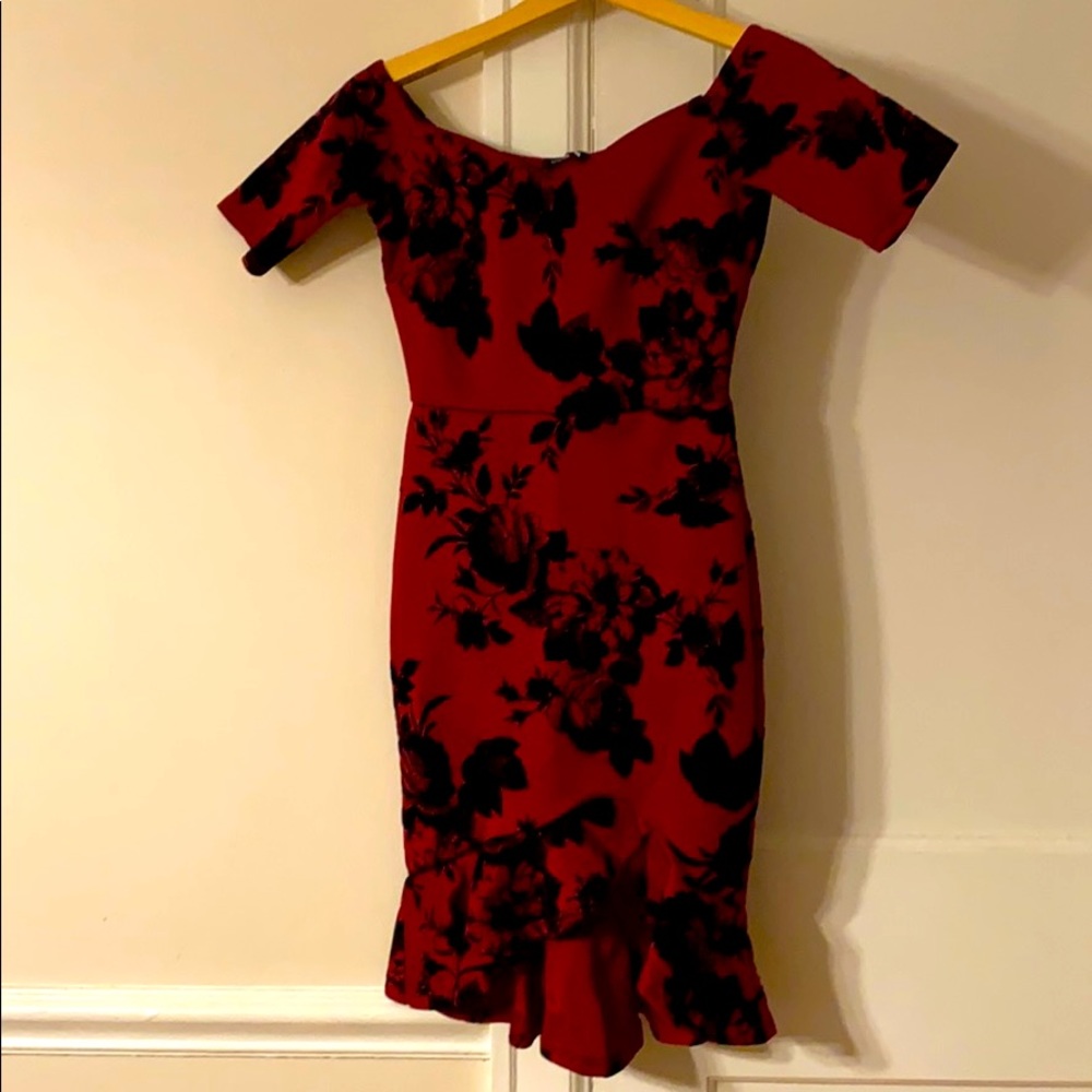 Fashion Nova Flocked Together Dress